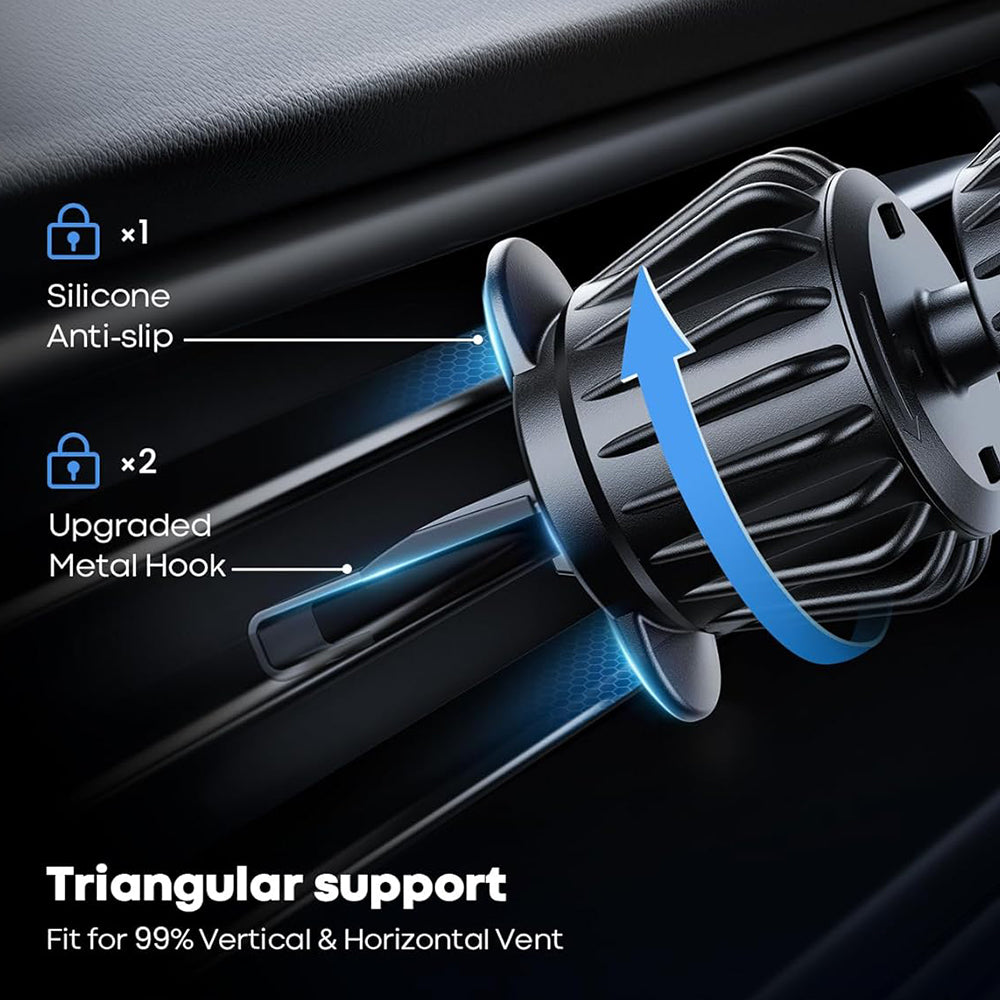 Uchwyt Samochodowy Magnetyczny Techsuit S1, Uniwersalny, Czarny