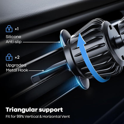 Uchwyt Samochodowy Magnetyczny Techsuit S1, Uniwersalny, Czarny