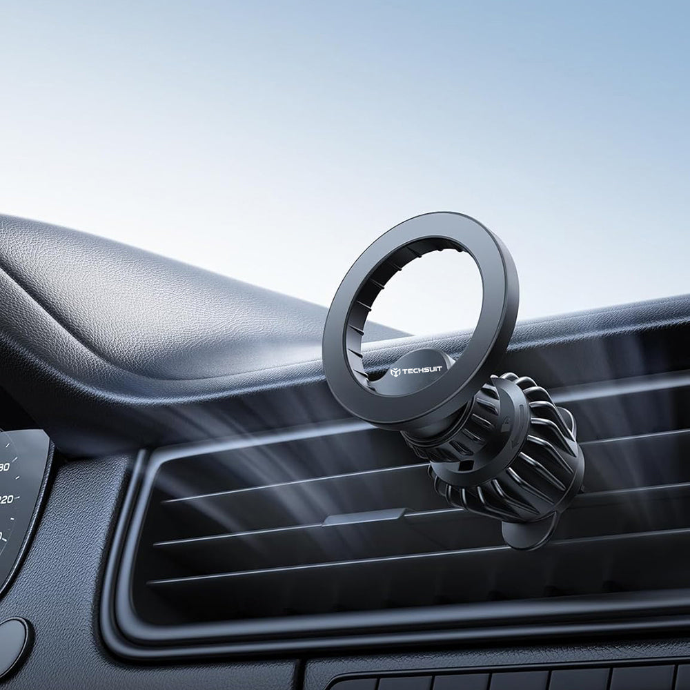Uchwyt Samochodowy Magnetyczny Techsuit S1, Uniwersalny, Czarny