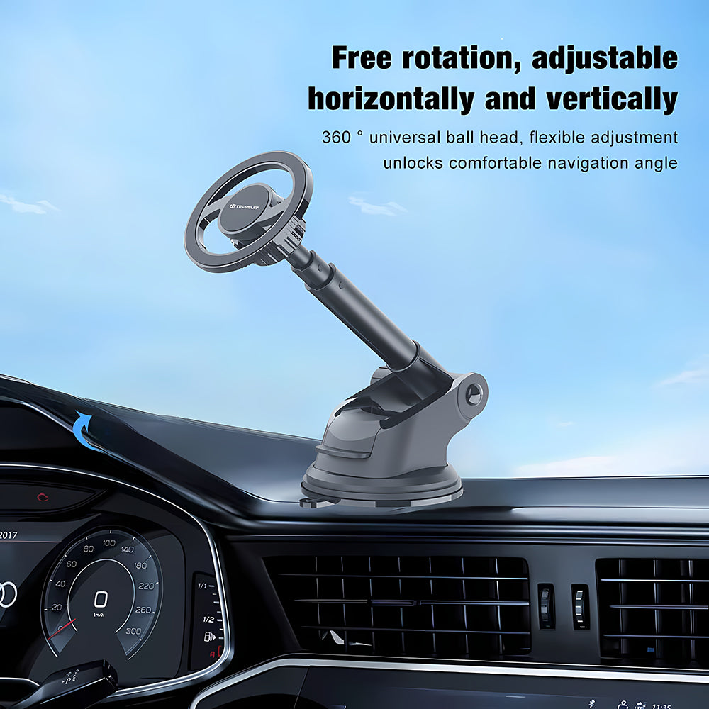 Uchwyt Samochodowy Magnetyczny Techsuit S12, Uniwersalny, Czarny