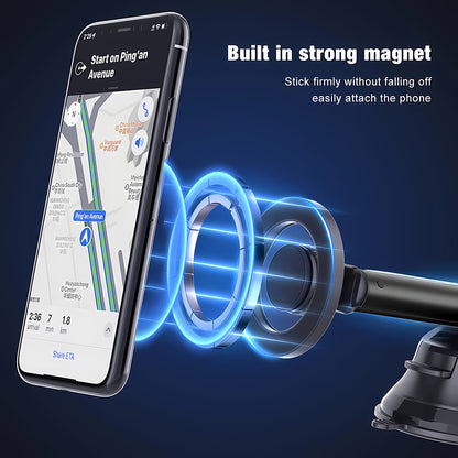 Uchwyt Samochodowy Magnetyczny Techsuit S12, Uniwersalny, Czarny