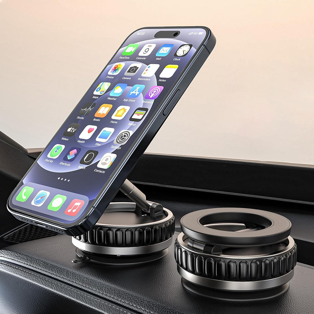 Uniwersalny Magnetyczny Uchwyt Samochodowy Techsuit S15, Czarny