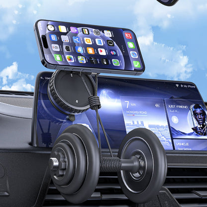 Uniwersalny Magnetyczny Uchwyt Samochodowy Techsuit S15, Czarny