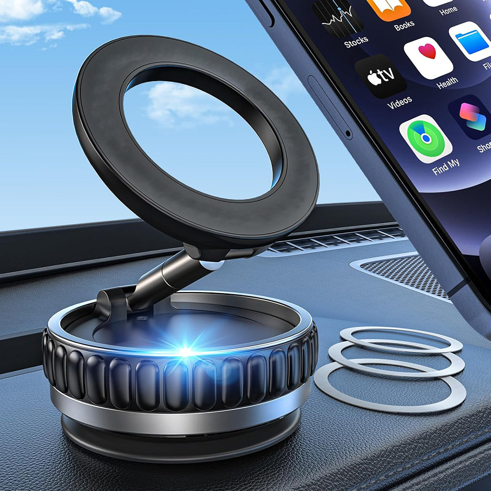 Uniwersalny Magnetyczny Uchwyt Samochodowy Techsuit S15, Czarny