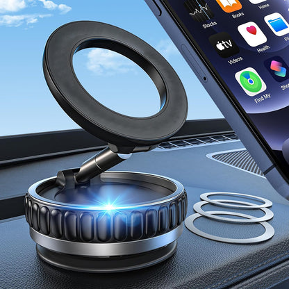 Uniwersalny Magnetyczny Uchwyt Samochodowy Techsuit S15, Czarny