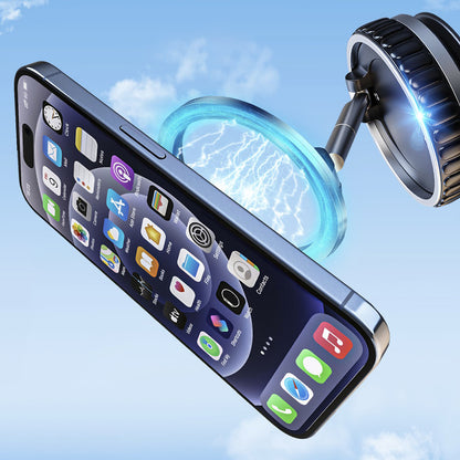 Uniwersalny Magnetyczny Uchwyt Samochodowy Techsuit S15, Czarny