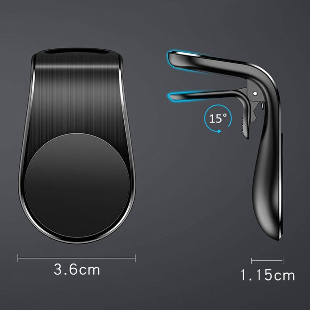 Uchwyt Samochodowy Magnetyczny Techsuit S7, Uniwersalny, Srebrny