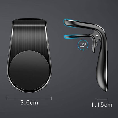 Uchwyt Samochodowy Magnetyczny Techsuit S7, Uniwersalny, Srebrny