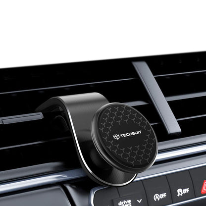Uchwyt Samochodowy Magnetyczny Techsuit S8, Uniwersalny, Srebrny