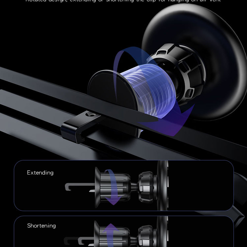 Uchwyt Samochodowy Magnetyczny Yesido C156, Uniwersalny, Czarny