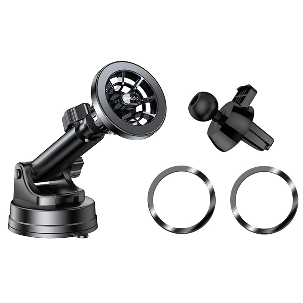 Uchwyt Samochodowy Magnetyczny Yesido C158, Uniwersalny, Czarny