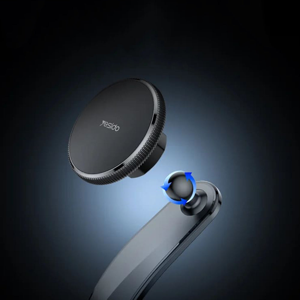 Uchwyt Samochodowy Magnetyczny Yesido C176, Uniwersalny, Czarny