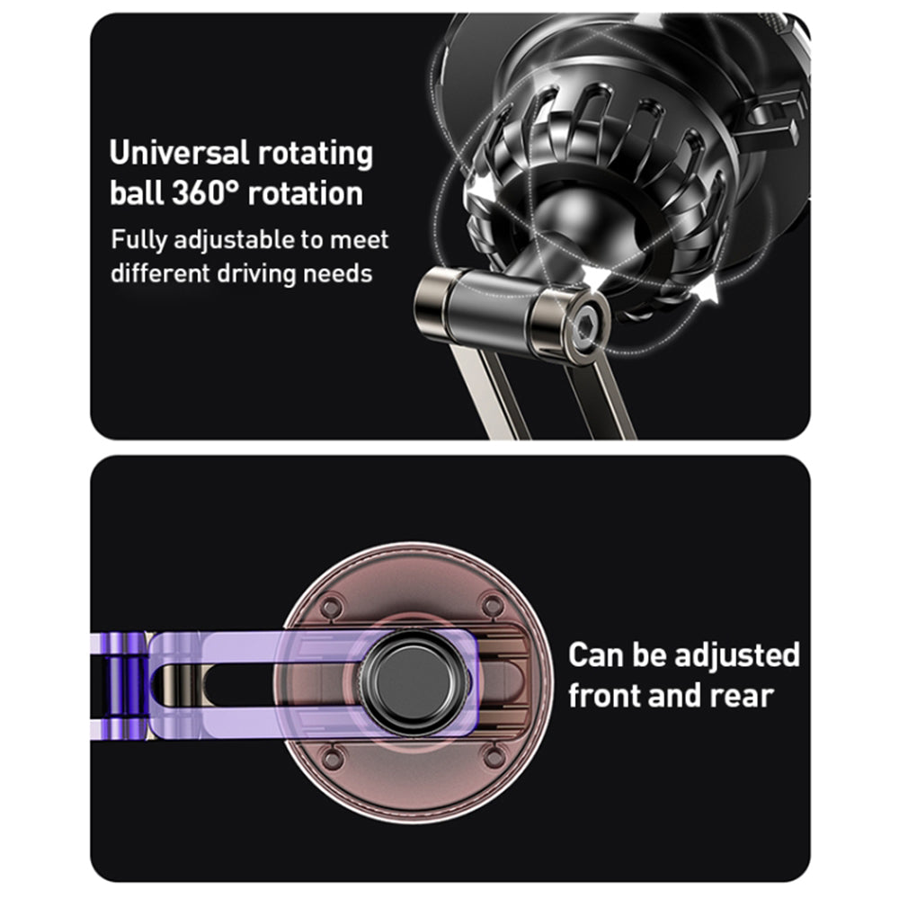 Uchwyt Samochodowy Magnetyczny Yesido C198, Uniwersalny, Szary