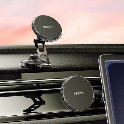 Uchwyt Samochodowy Magnetyczny Yesido C199, Uniwersalny, Szary