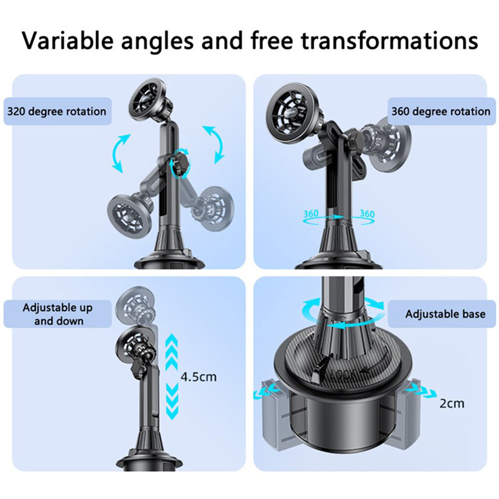 Uchwyt Samochodowy Magnetyczny Yesido C200, Uniwersalny, Czarny