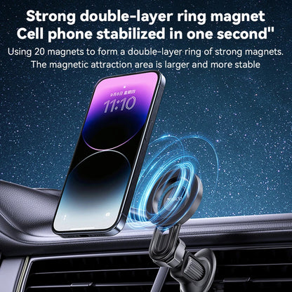 Magnetyczny Uchwyt Samochodowy Yesido C209, Uniwersalny, Czarny