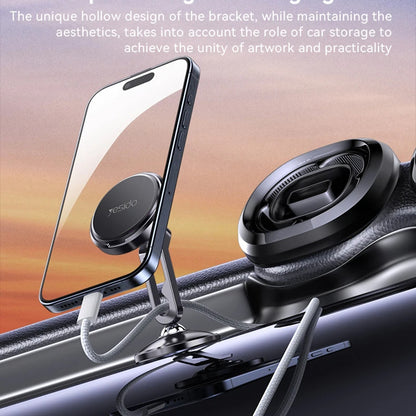 Uchwyt Samochodowy Magnetyczny Yesido C210, Uniwersalny, Czarny