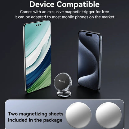 Uchwyt Samochodowy Magnetyczny Yesido C215, Uniwersalny, Czarny