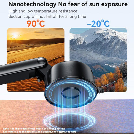 Uchwyt Samochodowy Magnetyczny Yesido C266, Uniwersalny, Czarny