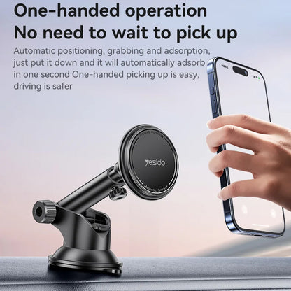 Yesido C269 Magnetic Car Holder, Universal, Black