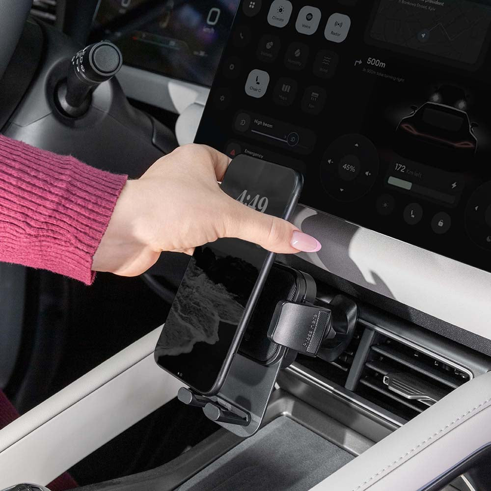 Uchwyt samochodowy Proove Crystal Clamp, 4.7 cala - 6.9 cala, Czarny CHCC00000001