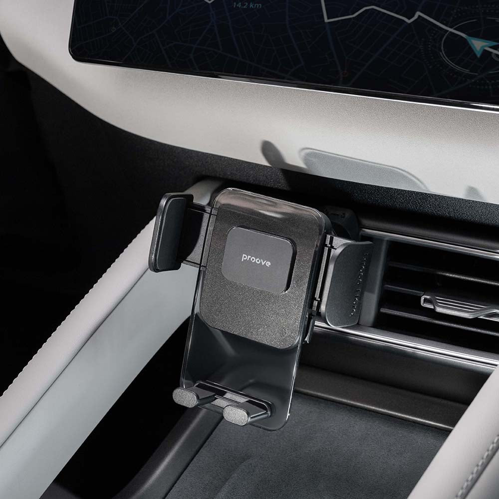 Uchwyt samochodowy Proove Crystal Clamp Plus Vent, 4.7 cala - 6.9 cala, Czarny CHCCP0000001