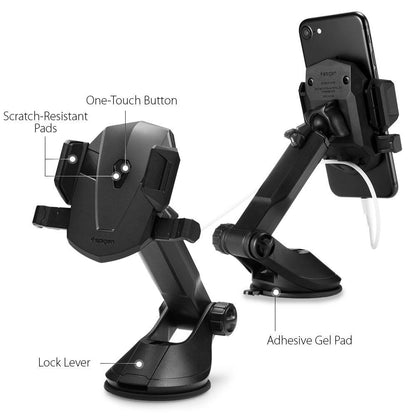Uchwyt samochodowy Spigen TS35, Uniwersalny, Czarny 000CG20917