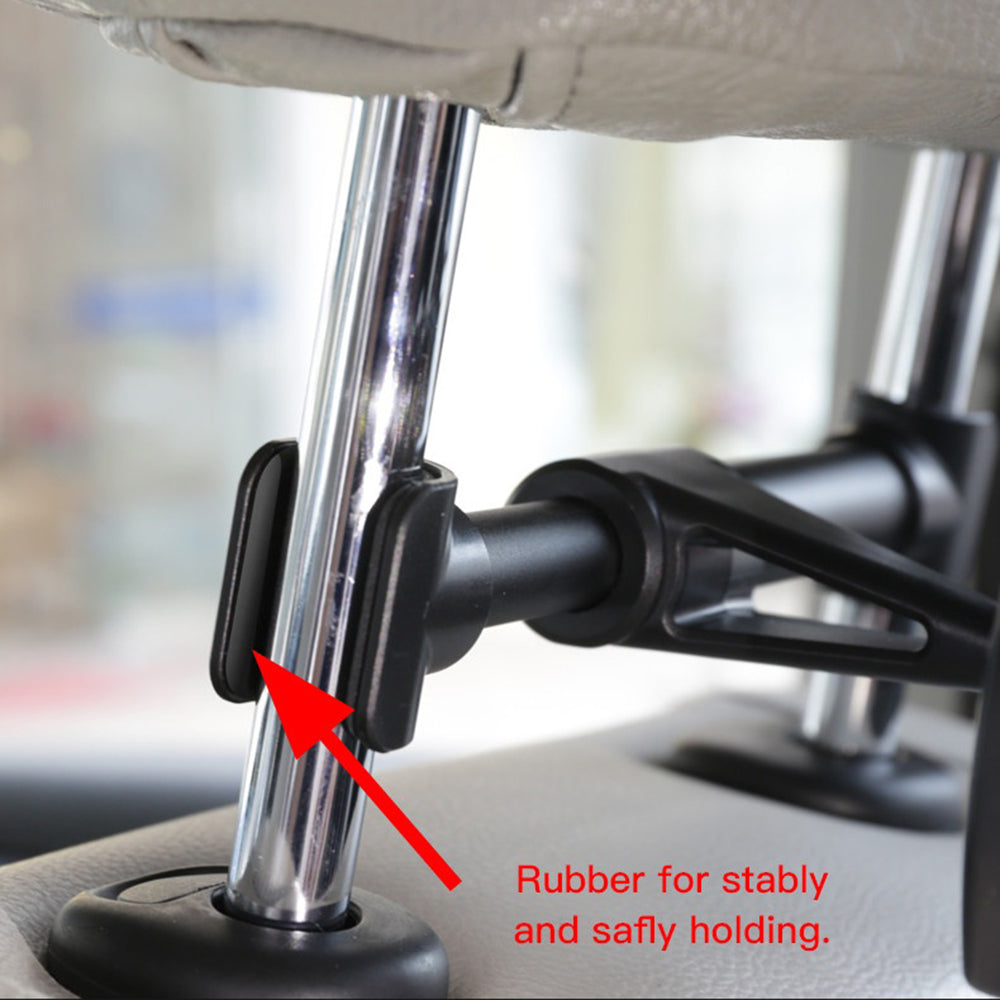 Uchwyt samochodowy na zagłówek Yesido C29, 4 cale - 10 cali, Czarny