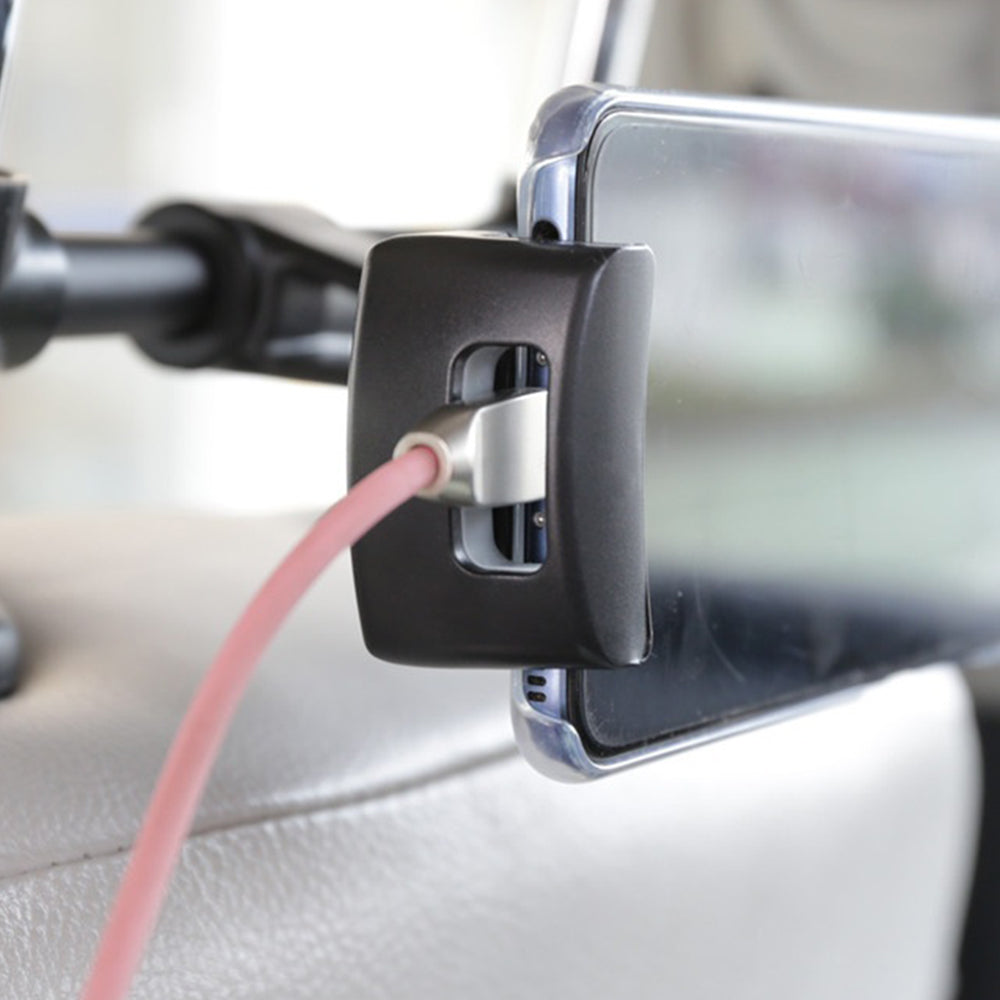 Uchwyt samochodowy na zagłówek Yesido C29, 4 cale - 10 cali, Czarny