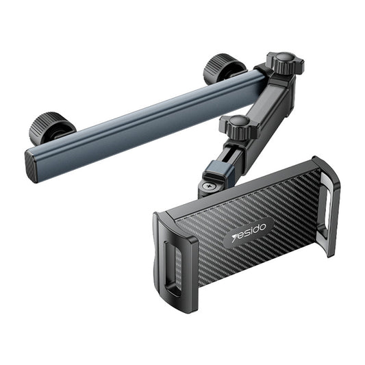 Uchwyt samochodowy na zagłówek Yesido C294, 4.7 cala - 13 cali, Czarny