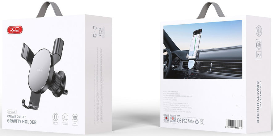 XO Design C126 Vent Car Holder, Universal, Black