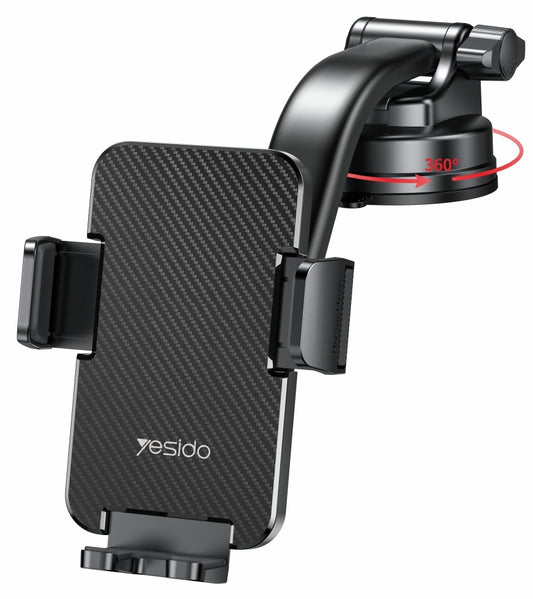 Uchwyt samochodowy Yesido C172, 4 cale - 7 cali, Czarny