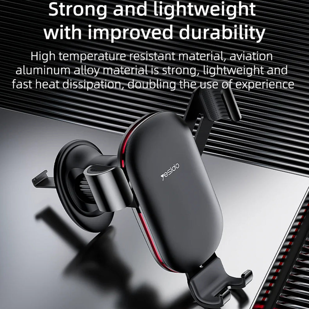 Uchwyt samochodowy Yesido C243, Uniwersalny, Czarny