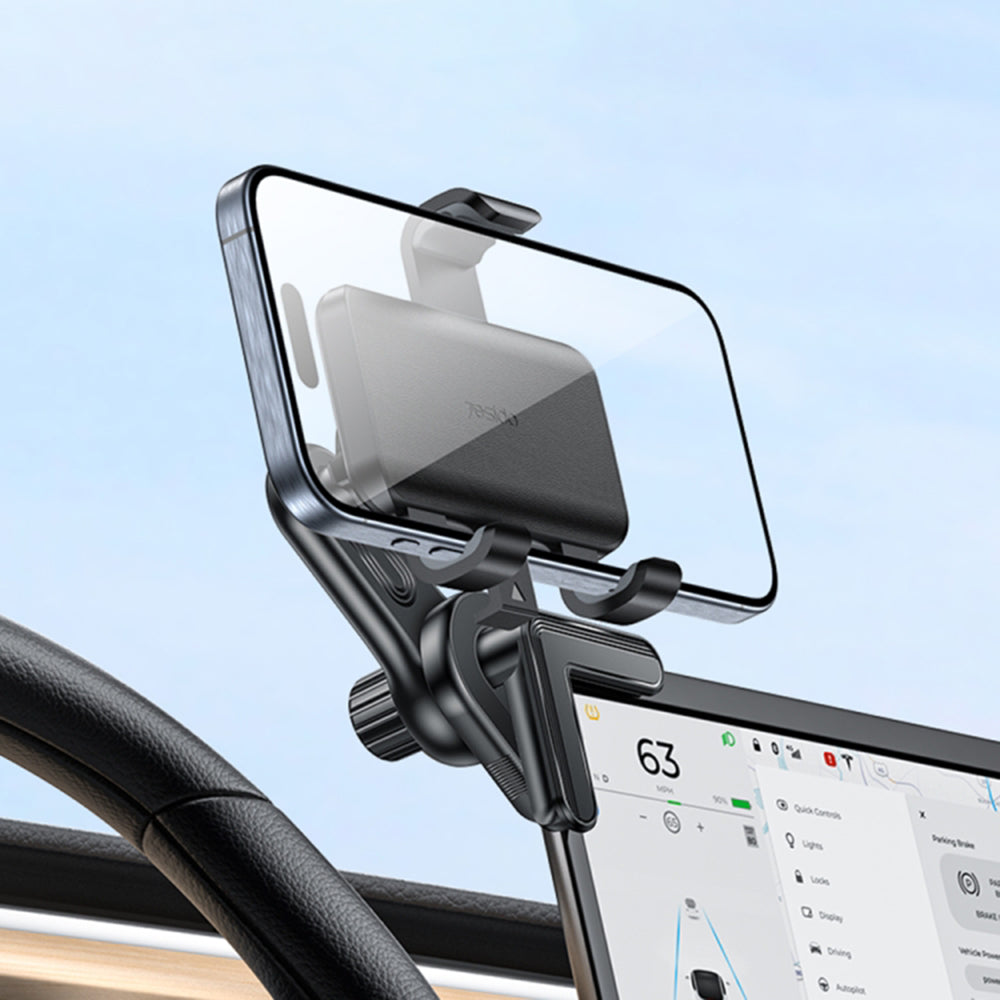 Uchwyt samochodowy Yesido C250, 4.7 cala - 6.8 cala, Czarny