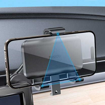 Uchwyt samochodowy Yesido C250, 4.7 cala - 6.8 cala, Czarny