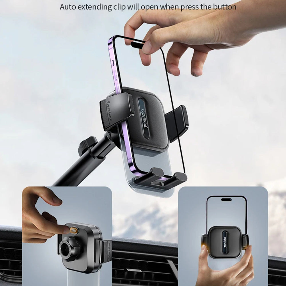 Uchwyt samochodowy Yesido C261, Uniwersalny, Czarny