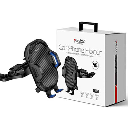 Yesido C84 Car Holder, 4.7inch - 7.4inch, Black