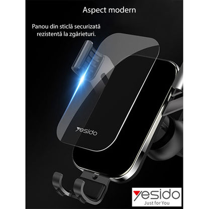 Uchwyt samochodowy Yesido C87, Uniwersalny, Czarny