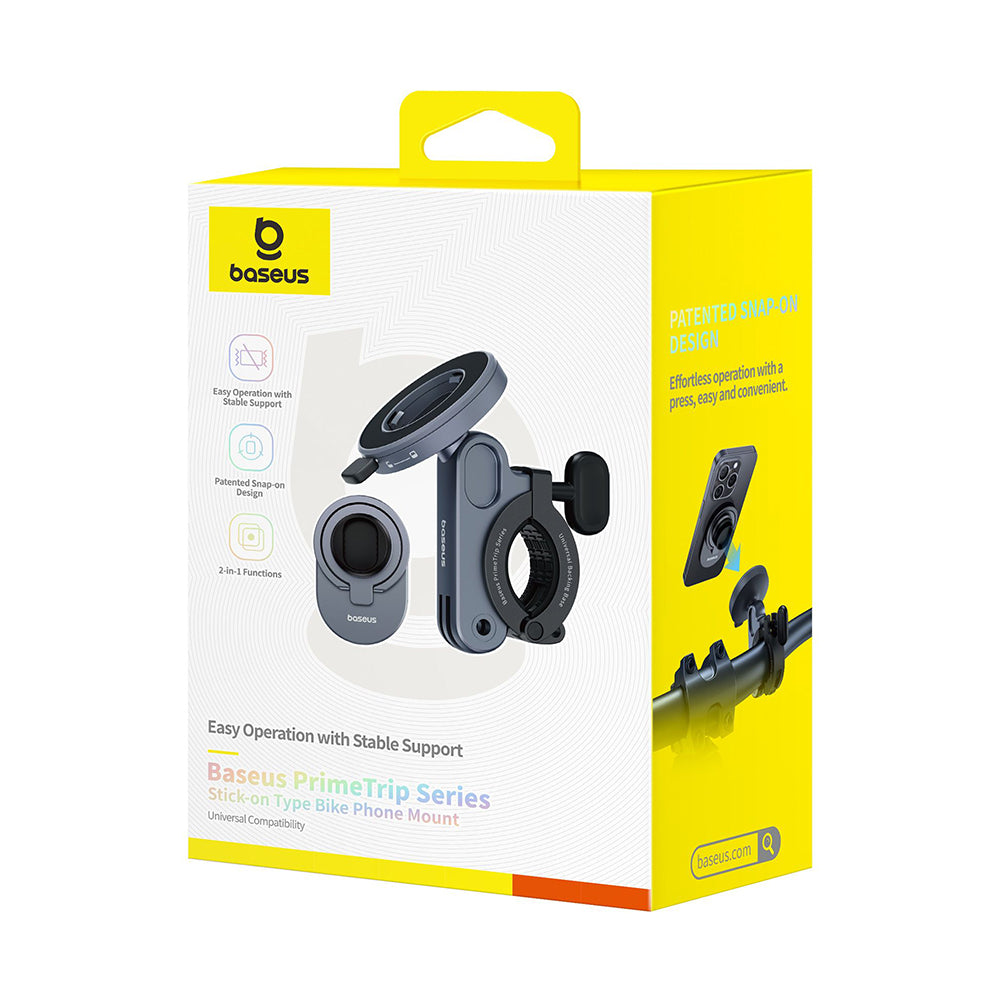 Uchwyt Rowerowy Baseus PrimeTrip, Uniwersalny, Czarny C40569001121-00