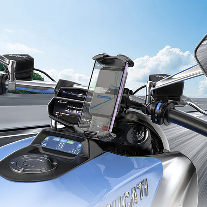 Uchwyt na rower Borofone BH105 Basalt, 4.7 cala - 7 cali, Czarny