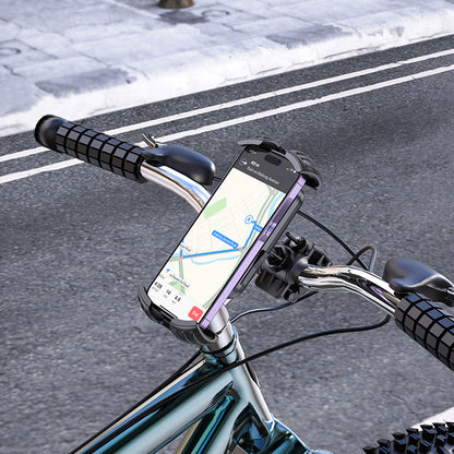 Uchwyt na rower Borofone BH105 Basalt, 4.7 cala - 7 cali, Czarny