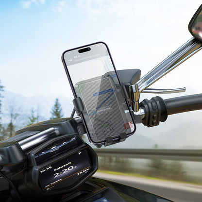 Uchwyt na rower Borofone BH13 Knight, 4.5 cala - 7 cali, Czarny