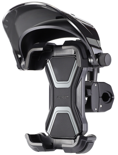 Uchwyt rowerowy i motocyklowy z daszkiem przeciwsłonecznym Joyroom JR-ZS528, 4,7 cala - 7 cali, czarny