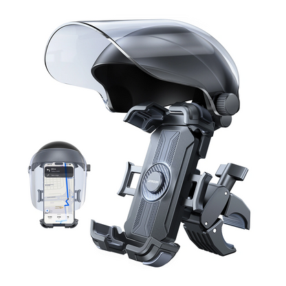 Bicycle Motorcycle Holder with Sunshade Joyroom JR-ZS526, 4.7inch - 7inch, Black