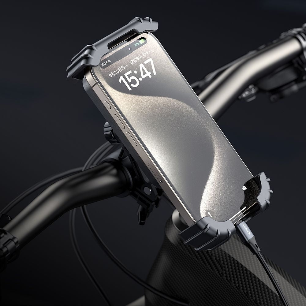 Uchwyt Rowerowy McDodo CM-5240 Basalt, 4.2 cala - 6.5 cala, Czarny