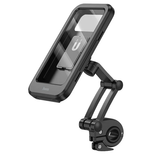 Uchwyt rowerowy i motocyklowy HOCO CA101, 4,5 cala - 7 cali, czarny
