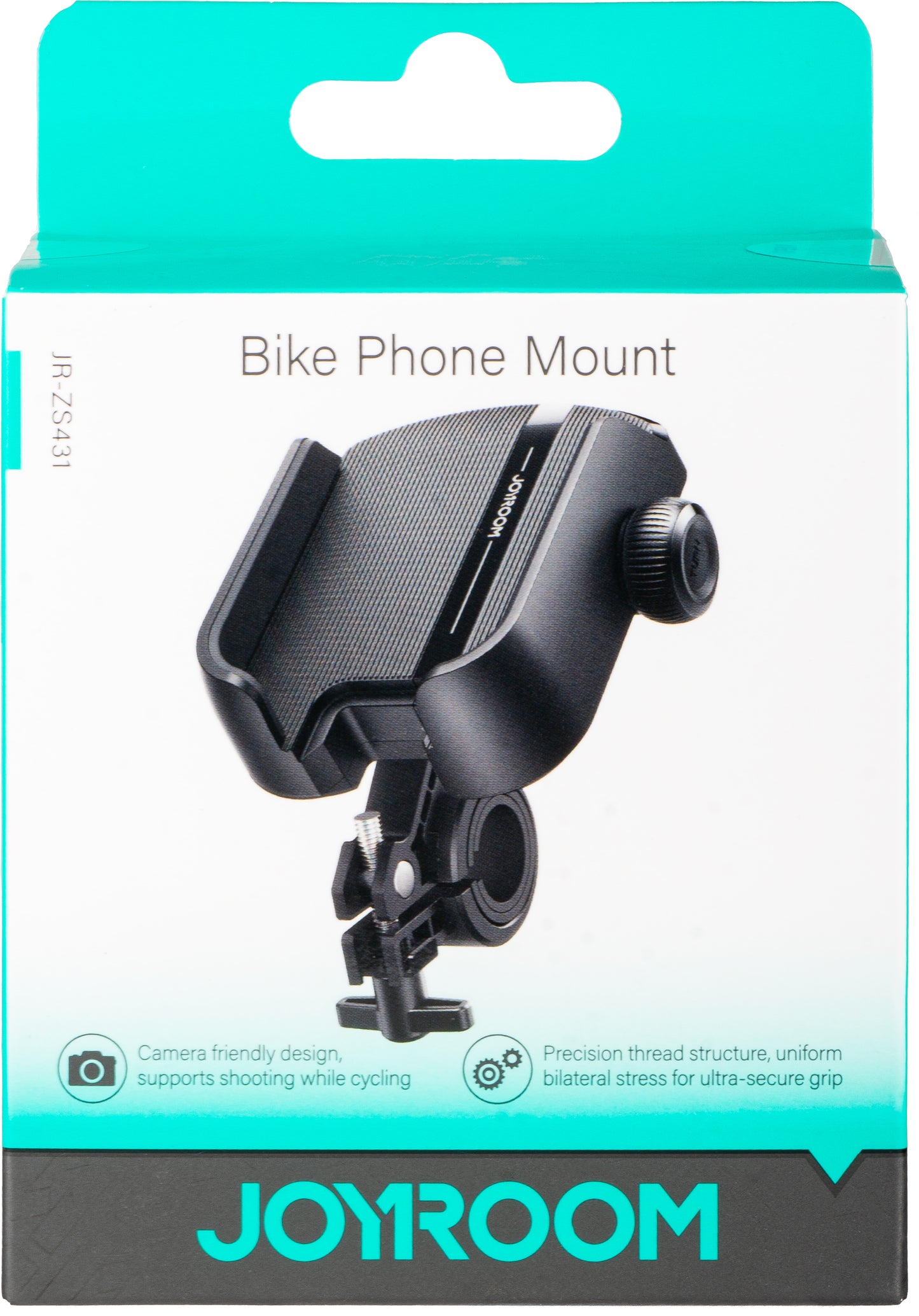 Uchwyt Rowerowy Motocyklowy Joyroom JR-ZS431, 4.7 cala - 7 cali, Czarny