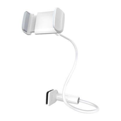 Uchwyt biurkowy Borofone BH23 Bright Shell, 4,5 cala - 6,5 cala, biały