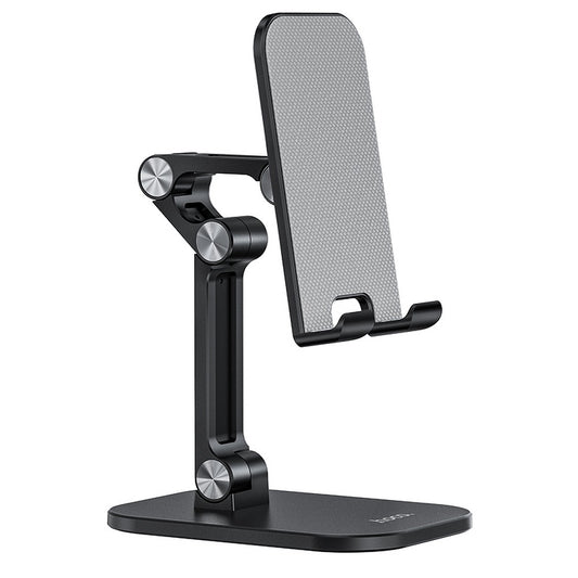 Stojak biurkowy HOCO Excelente PH34 na telefon / tablet, 4.7 cala - 13 cali, Czarny