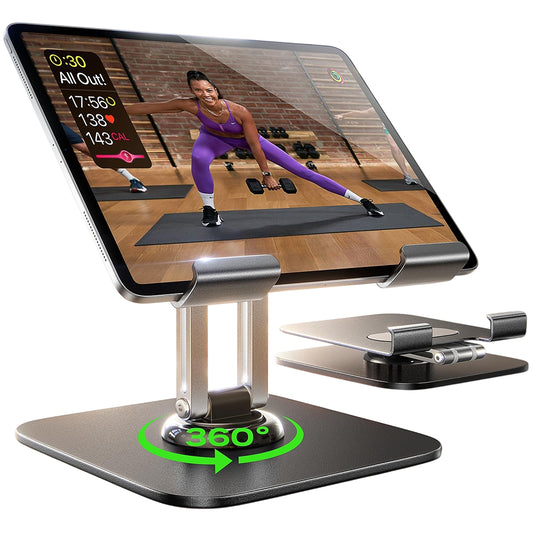 Stojak biurkowy Lisen Q18 na telefon / tabletę, 4.7 cala - 12.9 cala, Czarny YL0423120002